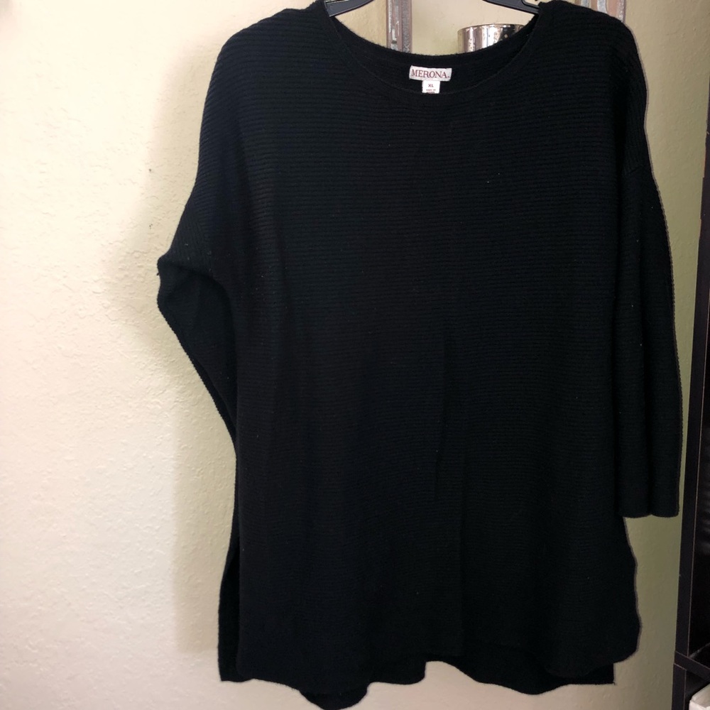 L/XL 🖤black boxy tunic 🖤